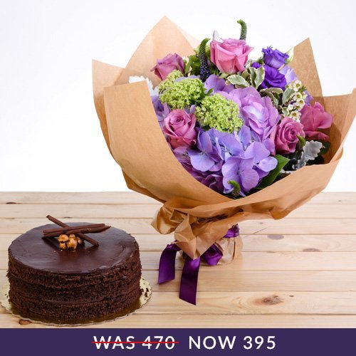 Cuteness with Hazelnut Cake Package | Buy Packages / Bundles in Dubai UAE | Gifts